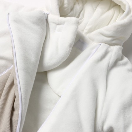 The envelope is insulated for newborns, the color is milk/gray, height 62 cm-2