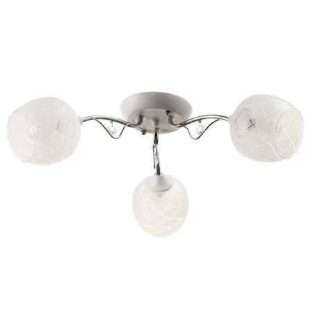 Ella chandelier 3he27 40W Belo-chromovy 41x41x21 cm Bayerlux