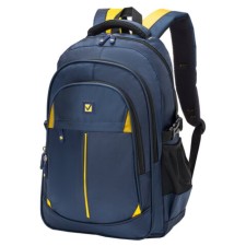 Brauberg Titanium Brauber Universal, 3 compartments, blue, yellow inserts, 45x28x18 cm, 270768
