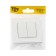 Silent Glossy Glass, 10 A, 2 keys, hidden, glass, white