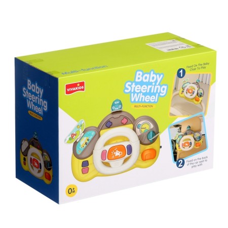 Musical steering wheel "machine", light, sound effects-10