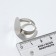 The base for the ring d = 20mm, set 10pcs, the color of silver