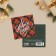 Mini-postcard "Stylish Cage", 7 x 7 cm, New Year