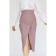 Leather skirt with smell, size 42