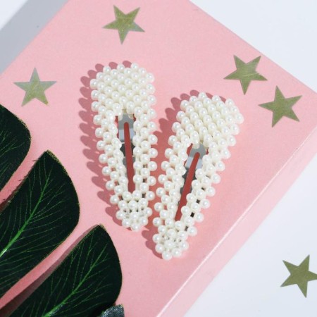 Hair clips "Be stylish kisa", 2 pcs, 7 x 2.5 cm-1