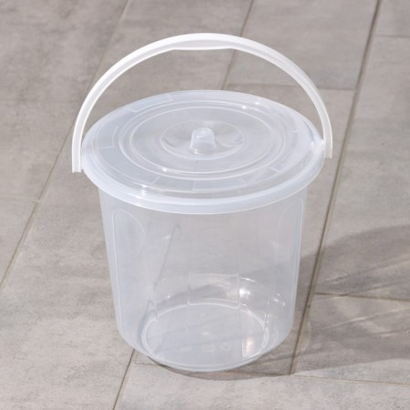 A bucket with a lid "hostess", 5 l, color mix-1
