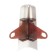 Outdoor angle (external) with fasteners for skirting boards 85mm "decoration", 253 a nimble gray