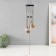 Wind music metal, tree "shells" 5 tubes 60x9x9 cm