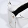 Bag Female Tout with zipper, white color