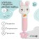 The squeak - a rattle "Sweet bunny", with a teething, crush me
