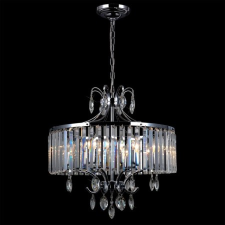Suspended chandelier Citilux "Inga" CL335181, 59x58x120 cm, 8x60W, e14, gray color-2