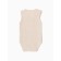 Body crumb I am melange without sleeves, height 74-80, beige