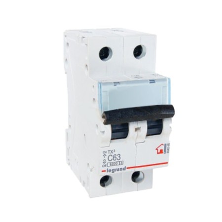 Switch aut. Maud. Legrand, 2p, C 63a, TX3, 6ka 404048