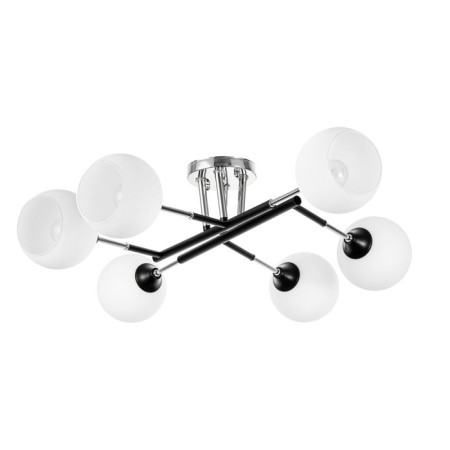 Luer "Indis" 6he27 40W Black-chromium 60x60x26 cm