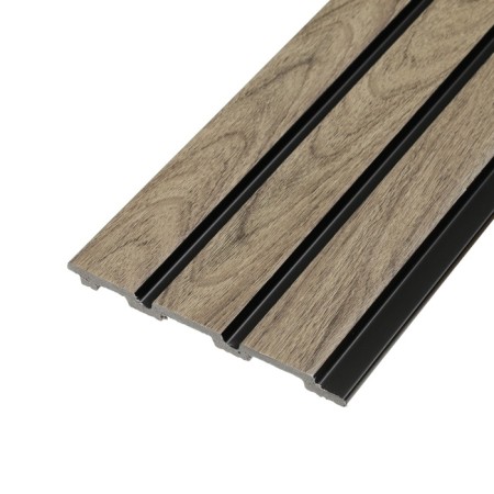 3D Rail panels from foamed polystyrene oak antik 2800x120x10 mm