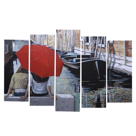 Modular picture on the subframe "Date in the rain" 80x130 cm (1-79*23, 2-69*23, 2-60*)