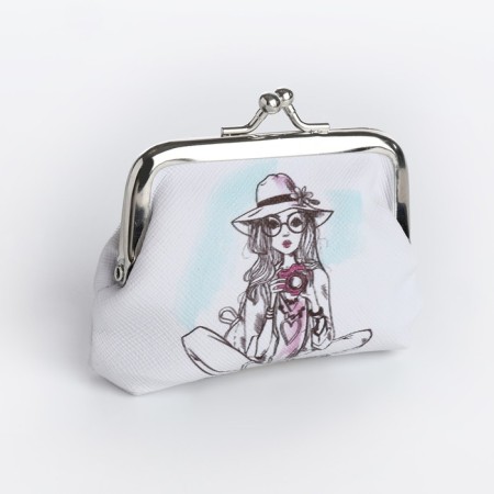 Wallet on the farmar, white color-2