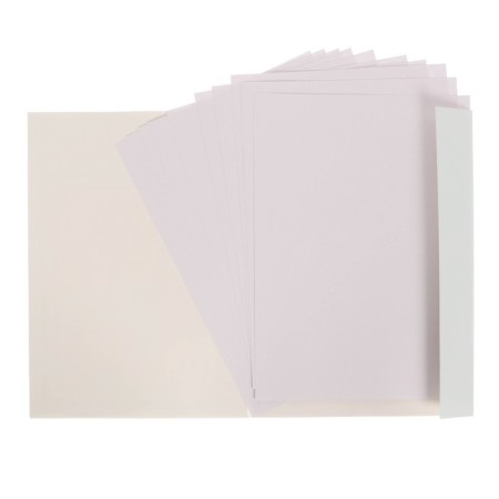 A3, 10 sheets "Flowers" watercolor folder, block 180 g/m2, drawing-4