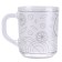 Mug 230 ml, in a set with paints and brush “Cheburashka”, glass