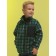 Jacket for boys, height 116 cm, green color
