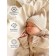 Knitted Knot Killed with Pure Love Tot hat, height 74 cm, beige color