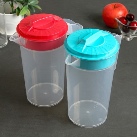 A jug with a lid, 1.2 l, color mix-5
