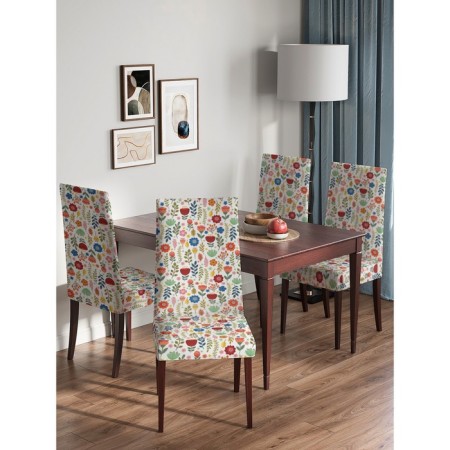 Decorative case on a chair with a back-3