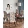 Decorative case on a chair with a back