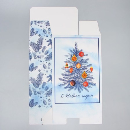 Folding box "New Year tree", 16 x 23 x 7.5 cm, New Year-5
