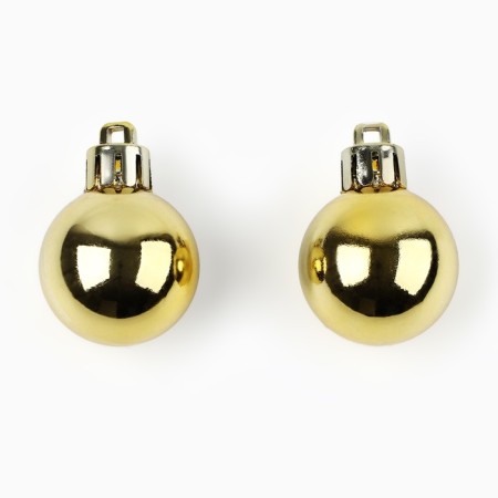 Christmas balls New Year, for the New Year, d = 3 cm, 10 pcs., Golden color-1