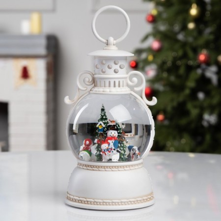Figure LED “Magic skating rink”, 20x10.5 cm, music, aah3, usb, glow warm white-1