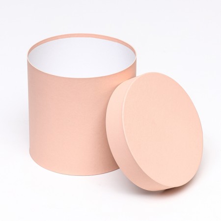 Set of round boxes 5 in 1 "peach", 25 x 25 - 19 x 19 cm-4