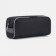 Cosmetic bag with lightning, black color