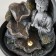 The desktop fountain from the network, the backlight "Buddha in lotuses" 16x16x19 cm