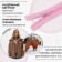 Lightning "Spiral", No. 5, detachable, automatic lock, 80 cm, pink color