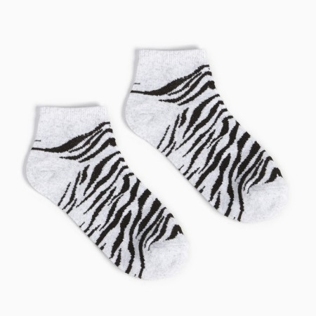 Women's socks, light gray/brown, size 25-1