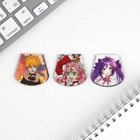 Magnetic bookmarks 3 pcs on the “blade” substrate-3