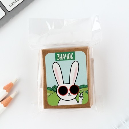 Icon in the box "Hare" 5 x 4 cm-7