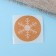 Craft stickers in the roll "Snowflakes", 500 pcs, 2.5 x 2.5cm
