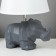 Table lamp 16544/1 E14 40W gray 22.5x22.5x35 cm Risalux
