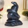 Figure "Snake on Stone" Blue Lunar, 9x7x5cm