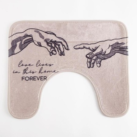 Bathroom mat Ethel "Forever", 50x40 cm, velor-2