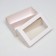 Box for Makarun, with a lodge, white 16.5 x 10.5 x 5.5 cm