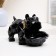 Black Buldog Candlete Station Black 27x17x27cm