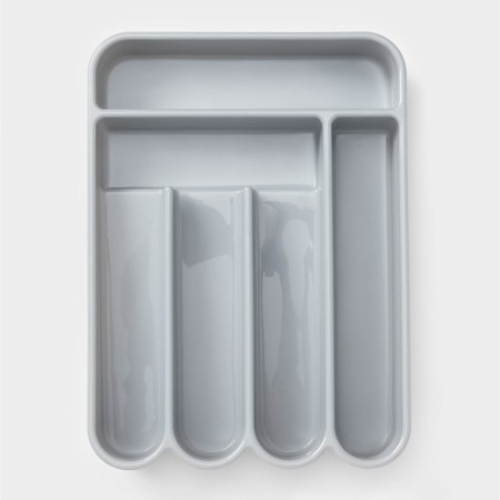 Tray for cutlery, 5 departments, 35.5 × 26 × 5 cm, color gray color-1