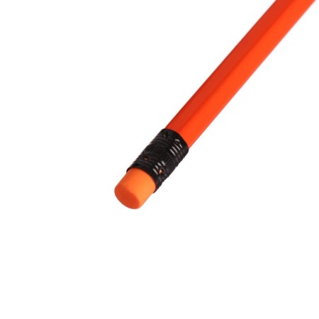 Pencil Blackographic hardness of HB, with an eraser, hexagonal, sharpened, MIX case-3