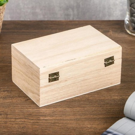 Casket for painting "rectangular" 15x9.7x6.7 cm-3