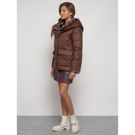 Winter jacket, size 46, brown color-1