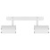 Lamp OL35-2 WH 2x12W MR16 GU10 IP20 white chrome