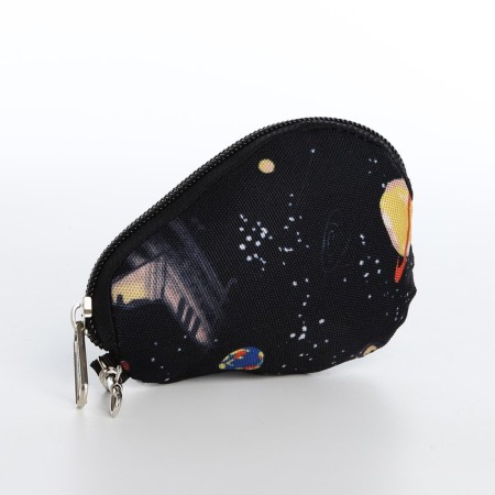 A backpack - a bag, Erich Krause, a wallet from textiles, artificial leather, black color-4